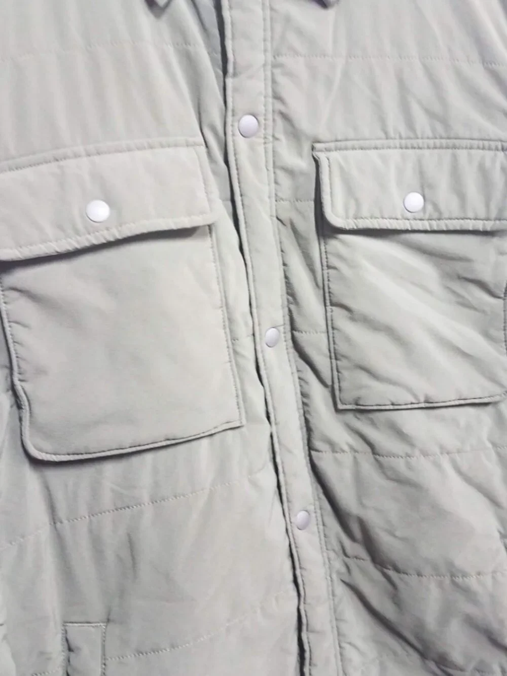 J.Crew Eco Nordic Shirt Jacket with PrimaLoft® Green Mens Medium Insulated BB040
